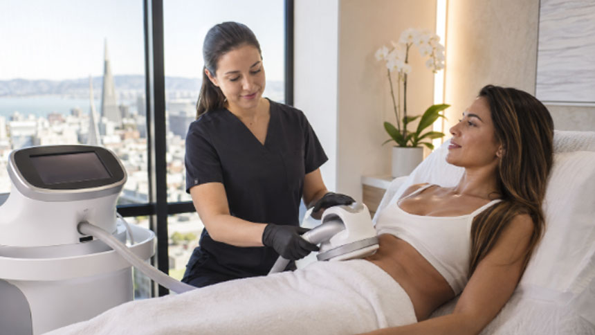 Body contouring treatment at Marin Medical Aesthetics designed to improve body shape and appearance