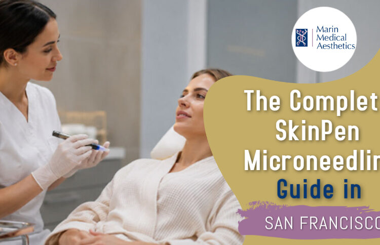 SkinPen microneedling treatment guide image showing a solution for smoother, healthier-looking skin